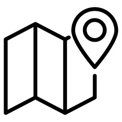 Location pin icon. Map pin place marker. Location icon. Map marker pointer icon set. GPS location symbol collection.