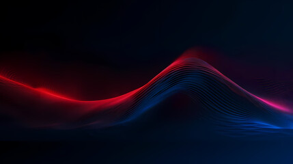 Dynamic waves mesmerizing abstract technology background