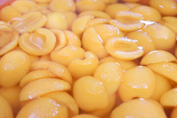 アプリコットのシロップ漬け、デザート