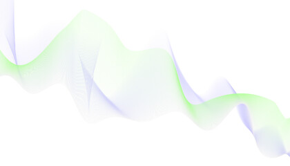 Design elements. Wave of many colorful lines. Abstract wavy stripes on white background isolated. Creative line art. shiny waves with lines created using Blend Tool.