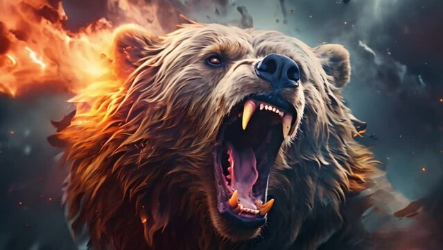 wild bear Video 4K