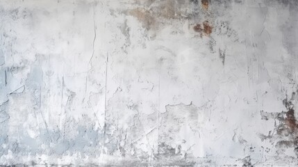 Fototapeta premium Soft white painted concrete wall. Generative AI