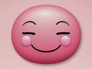 pink face imoji icon new image