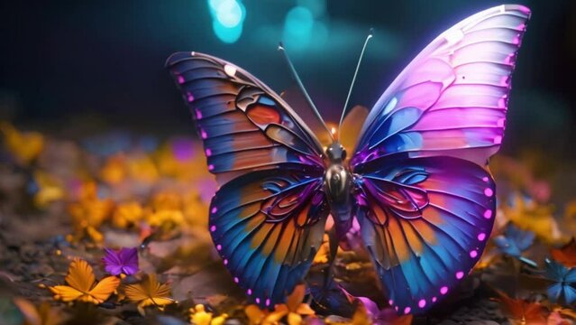 beautiful butterfly Video 4K