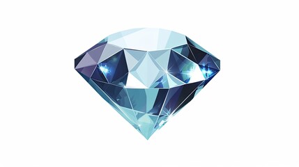 Fototapeta na wymiar Realistic gemstone. Style, wealth, decoration, jeweler, gems, emeralds, sapphires, diamond, ruby, sapphire, emerald, pearls. Generated by AI