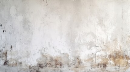 Soft white painted concrete wall. Generative AI