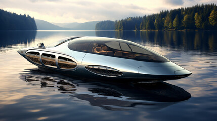 Hydrogen fuel cell boats transportation