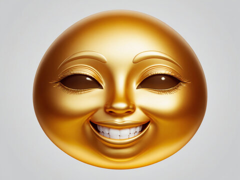lovely shine face imoji icon new image