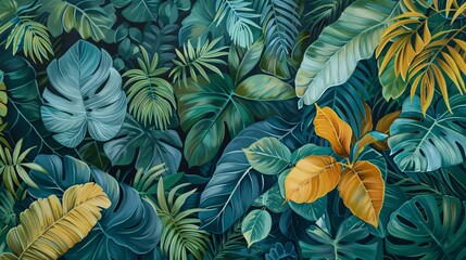 Blooming Tropical Paradise A Vibrant Oasis for Monthly Events Generative AI