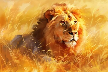 Golden Lion in the Wild A Glimpse of the Mane Event Generative AI