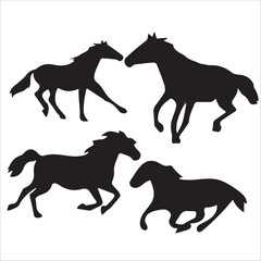 Horse Silhouette, Horse, Horseshoe , Horse Head,Horse Bundle Vector, Horse Lover, Horse Cut File, Animal , Horse Heart,