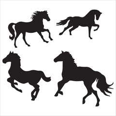 Horse Silhouette, Horse, Horseshoe , Horse Head,Horse Bundle Vector, Horse Lover, Horse Cut File, Animal , Horse Heart,