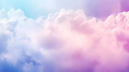 Fototapeta premium The background of clouds is pink
