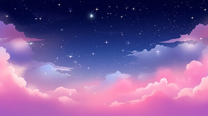 Fototapeta premium The background of clouds is pink