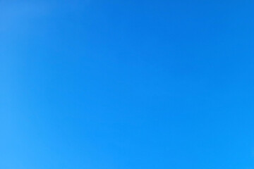 Clear sunny blue sky background