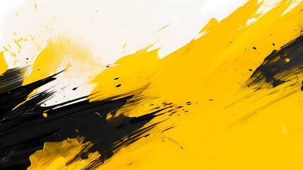 Abstract expressionism painting illustration