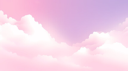 Fototapeta premium Fantasy pink sparkling cloudscape