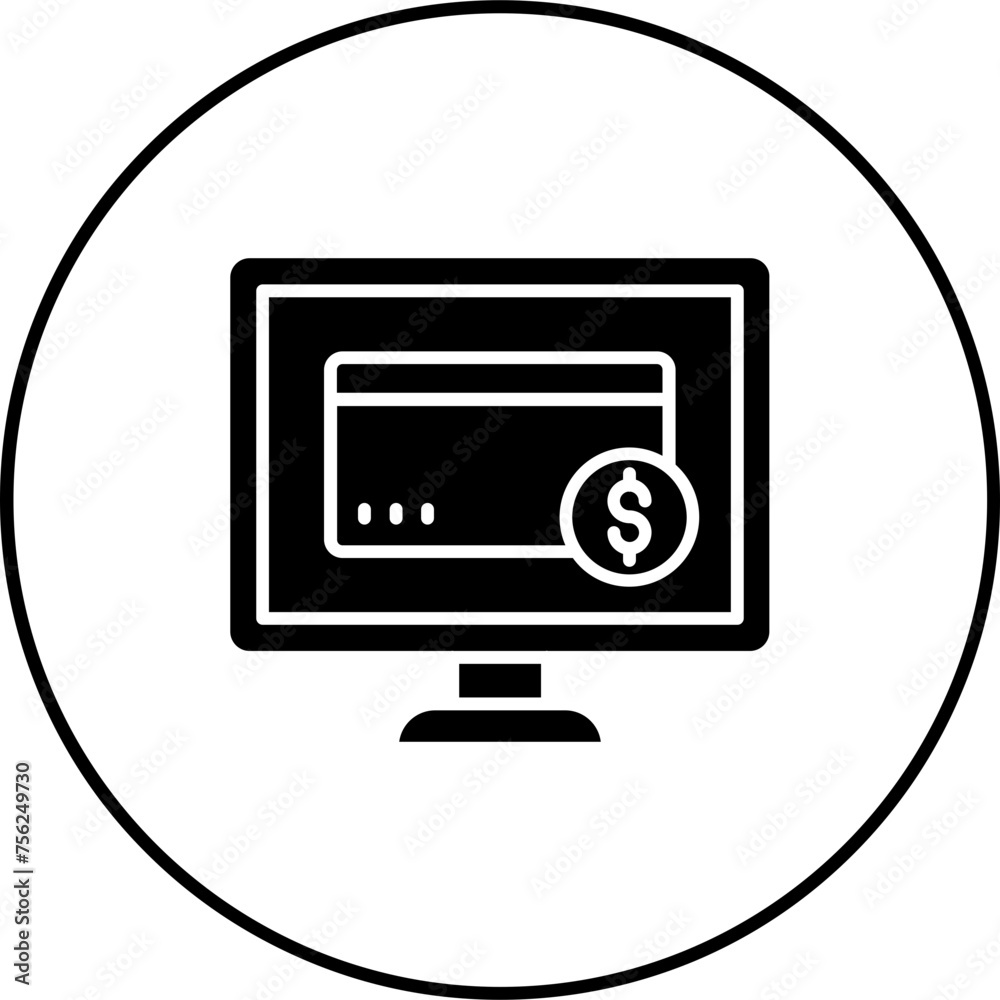 Poster Online Payment Icon