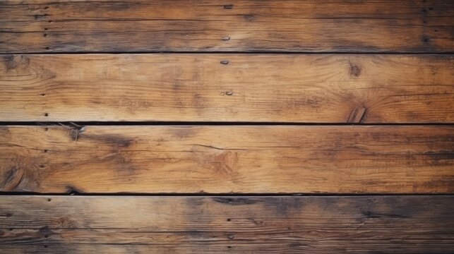 Wooden floor background. Generative AI