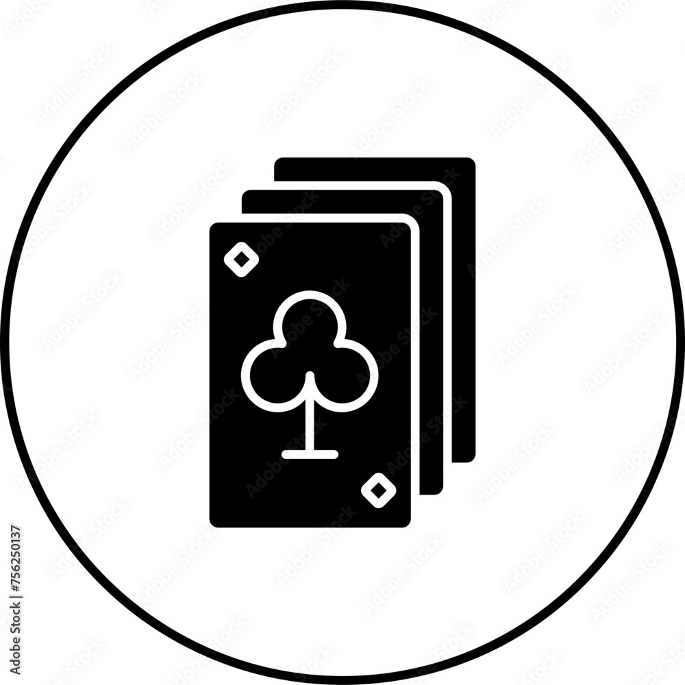 Poster Playing Cards Icon