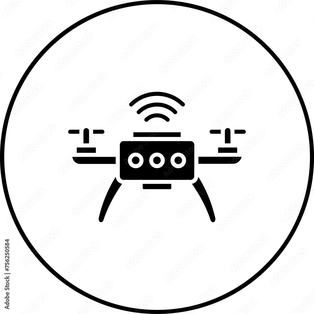 Poster Smart Drone Icon