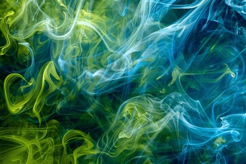 Electric Blue Smoke A Vibrant Tribute to the Monthly Solar Eclipse Generative AI