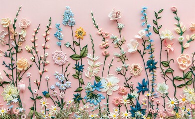 Flower Power A Monthly Celebration of Spring's Vibrant Colors Generative AI