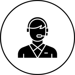 Call Center Agent Icon