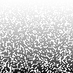 Black and white repeating diagonal square pattern background - abstract vector graphic design from squares