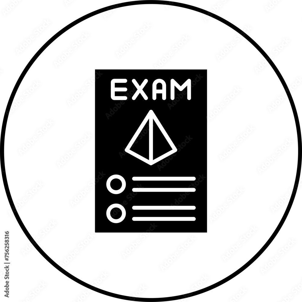 Poster Exam Icon