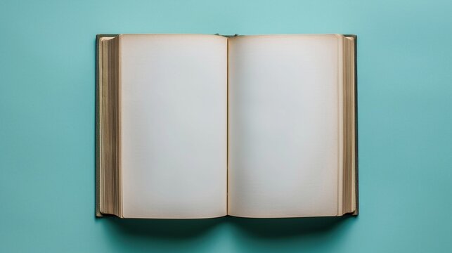 Altes aufgeschlagenes Buch mit leeren Seiten 
