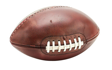 Dynamic Spirit of American Football On Transparent Background.