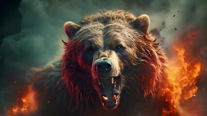 wild bear Video 4K
