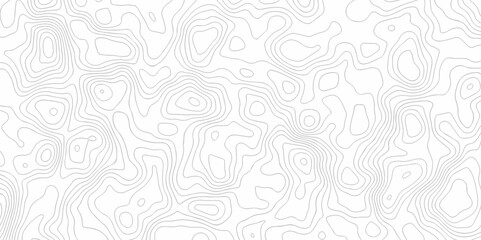 Lines Topographic contour lines vector map seamless pattern. Geographic mountain relief. Abstract lines background. Contour maps. Vector illustration, Topo contour map design.