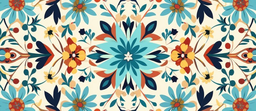 Geometric Floral Patterns for Interior Design and Print.