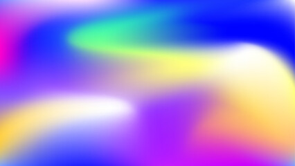 Dynamic and Energetic Colorful Abstract Art with Blurred Rainbow Hues