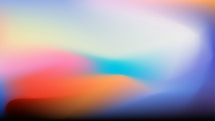 Colorful Abstract Background with Blurred Effect and Red, Blue, and Orange Hues