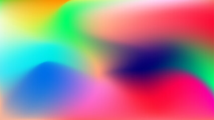 Dynamic Colorful Abstract Vector Art Background with Blurred Gradient