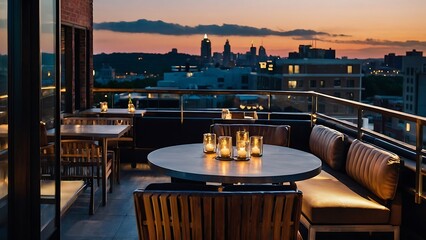 Balcony Design with sitting arrangement interior design