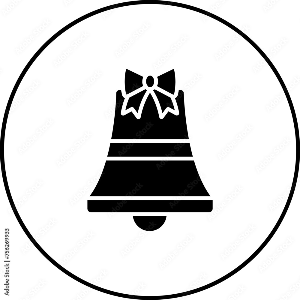 Poster Christmas Bell Icon