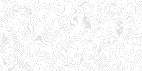 Lines Topographic contour lines vector map seamless pattern. Geographic mountain relief. Abstract lines background. Contour maps. Vector illustration, Topo contour map design.