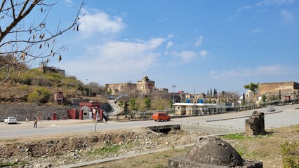 Front view of katas raj temple - obrazy, fototapety, plakaty