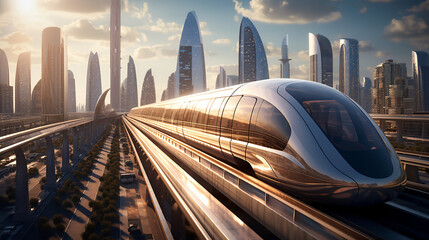 Hyperloop stations in the sky - Powered by Adobe