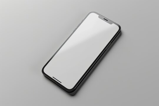 An artistically rendered image of a contemporary smartphone, angled for a dynamic view of its minimalist design