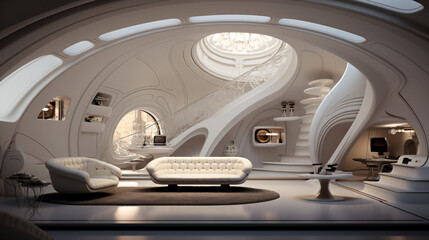 Intricate and futuristic interior designs