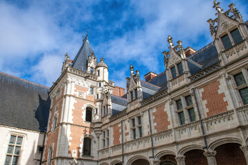 Fototapeta na wymiar The castle in Blois in France