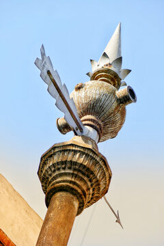 Close-up ofa weather vane in Ahmedabad, India
