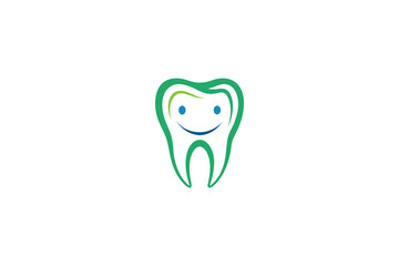 smile dentist logo vector template