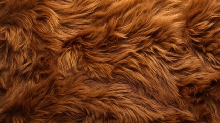Fototapeta premium Brown Karakul background. Generative AI