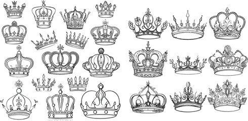 Fellow crowned heads tiara sketch